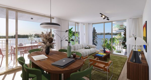 132-163 - Cam Depto 3D Estar Comedor H